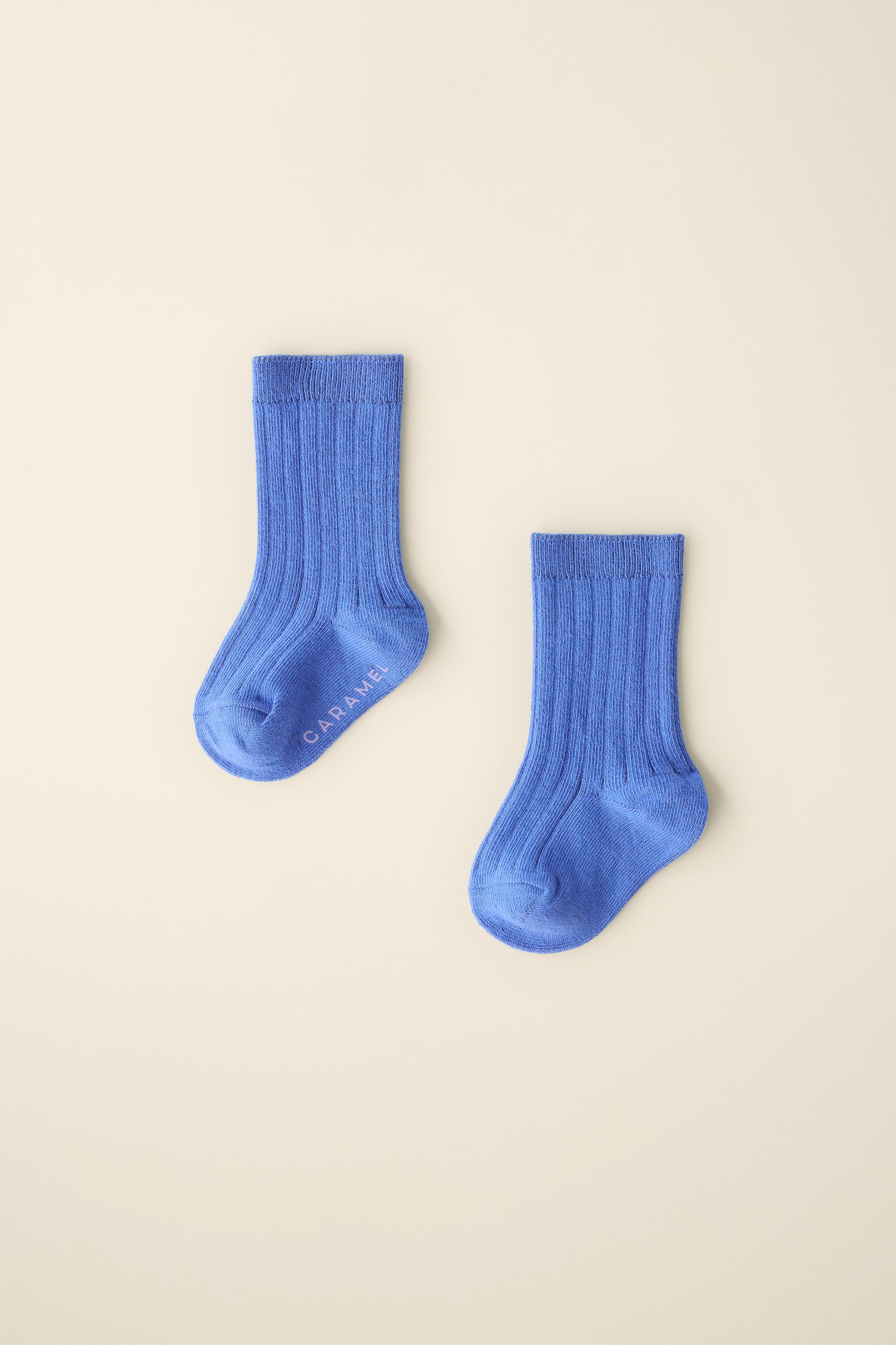 RIBBED LONG SOCKS CREATED BY CARAMEL LONDON X ZARA